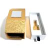 Golden drawer design perfume box