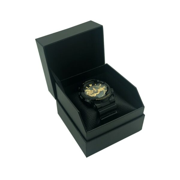 Logo Black Gift Paper Packaging Watch Box
